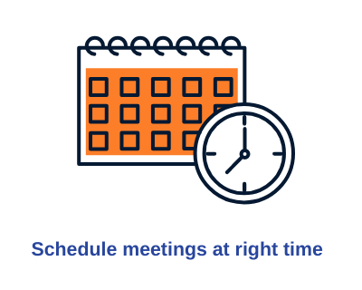 AI for scheduling meeting at right time